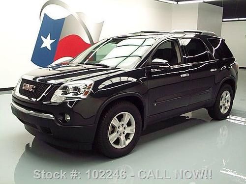 2009 gmc acadia slt awd 8-pass htd leather dvd only 66k texas direct auto