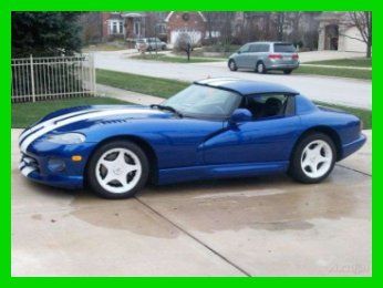 1996 dodge viper luxury sport 6-speed manual premium performance