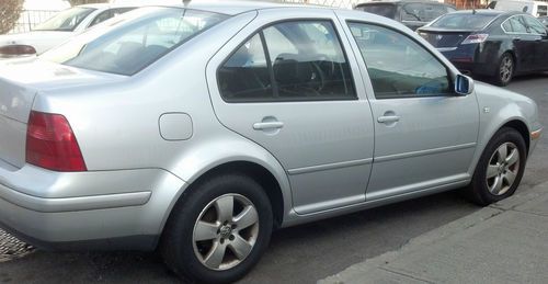 2003 vw jetta 2.0 gls silver, black leather sunroof new tires cd automatic