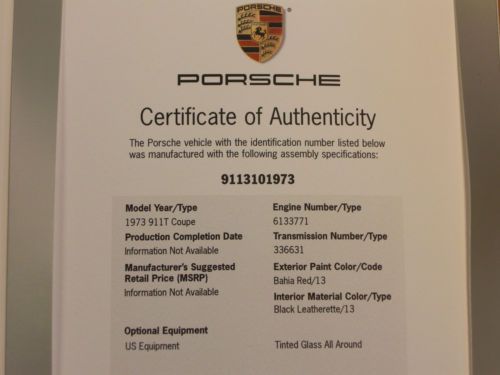 1973 Porsche 911T, image 15