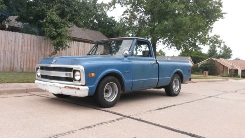 1970 chevy c-10 swb  barn find 2 owner