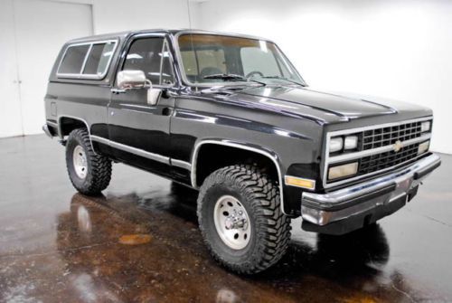 1989 chevrolet k5 blazer 4x4 350 v8 700r4 auto matching numbers ps ac tilt pw pb