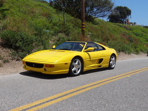 1996 ferrari f355 355 gts yellow major service 6spd no reserve