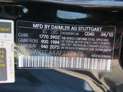 2010 Mercedes-Benz SLK300 AMG Convertible 2-Door 3.0L, US $30,000.00, image 34