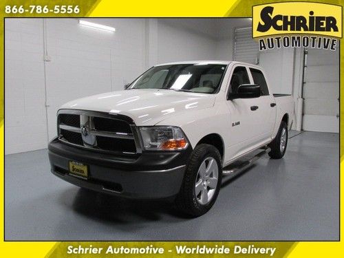 2009 dodge ram 1500 st white 1 owner bed liner hitch receiver auxiliary