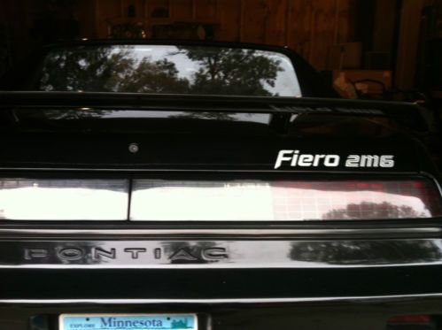 1986 pontiac fiero se coupe 2-door 2.8l   collector quality 55,000 miles