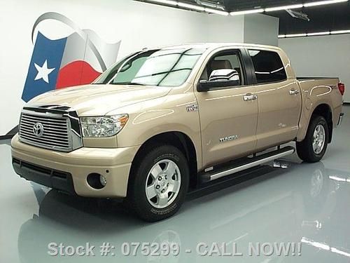 2010 toyota tundra ltd trd crewmax leather nav rear cam texas direct auto