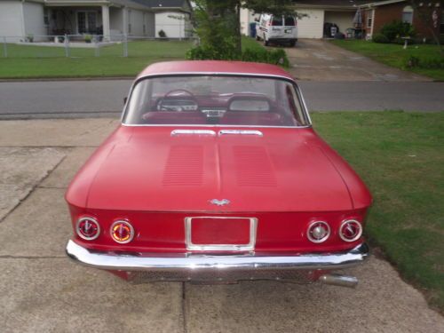 1962 Corvair Monza 900 red,2 door, image 3