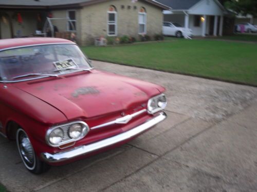 1962 Corvair Monza 900 red,2 door, image 4