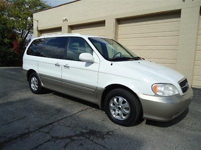 2005 kia sedona ex/1owner!dvd!sunroof!loaded!serviced!warranty!look!