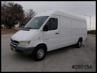 Dodge sprinter 2500 shc top 2.7 diesel cargo bin package cargo van - we finance!