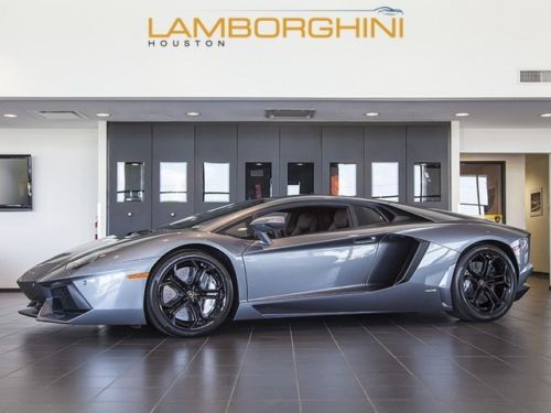 2013 lamborghini aventador lp700-4 grigio estoque parking sound only 890 miles