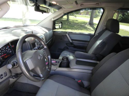 2005 NISSAN TITAN CREW CAB SE V-8 FULLY LOADED FLORIDA BLACK BEAUTY LOW MILES, image 14