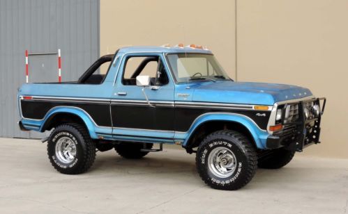 Californa original,1979 ford bronco,100% rust free, 4x4, runs great! nice bronco