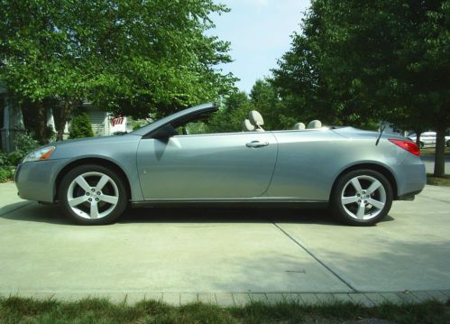 2007 pontiac g6 gt 2 door hardtop convertible, blue-gold crystal metallic,