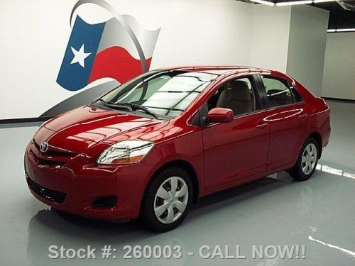 2008 toyota yaris sedan 5-speed cd audio only 44k miles texas direct auto