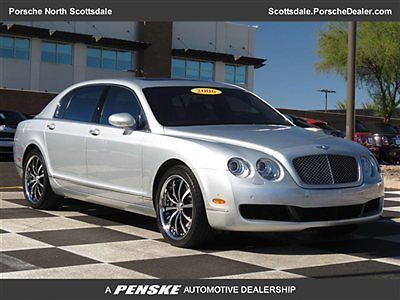 06 flying spur~dark stained burr walnut veneer~20&#034; 7-spoke painted alloy wheels