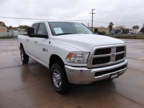 2012 white ram 2500 slt diesel 4wd crew cab 7800 miles