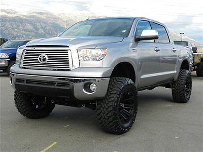 Toyota tundra crew max platinum 4x4 navigation custom lift wheels tires leather