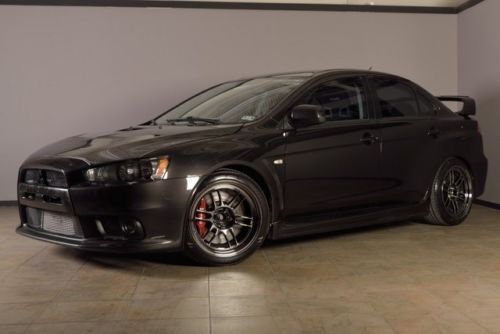 We finance! 2012 mitsubishi evolution gsr, evo x, enkei wheels, carbon hood!