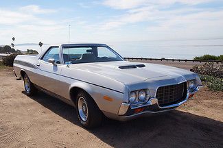 1972 ford ranchero silver gt!