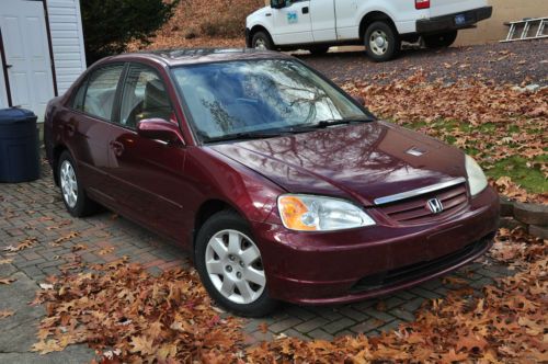 2002 honda civic ex - blown engine - for parts or rebuild