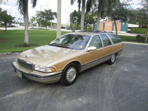 1996 buick roadmaster limited mint florida car like new woody wagon! no reserve