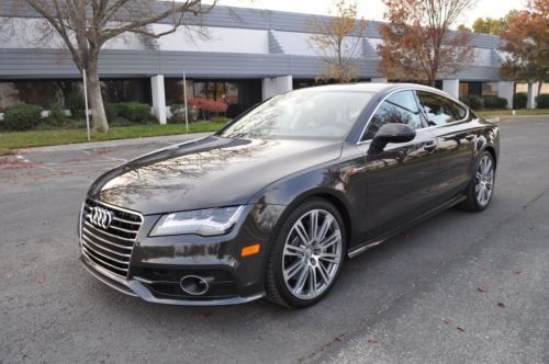 2012 audi a7 3.0 tfsi quattro prestige sport pakge clean carfax 1 owner warranty