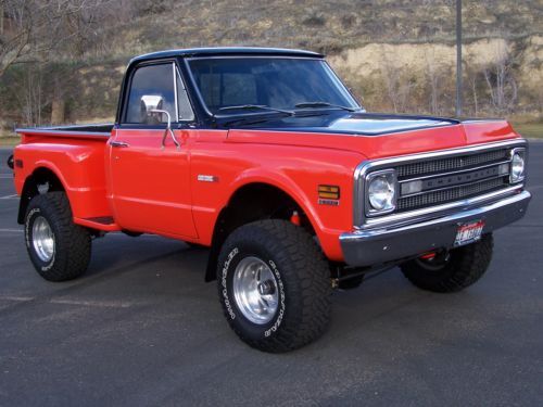 1969 chevrolet k-10 / c-10 4x4 stepside shortbox