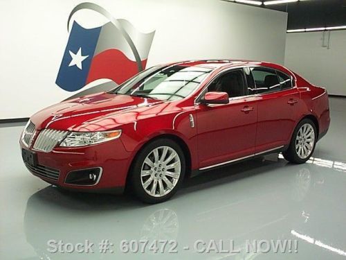 2010 lincoln mks awd dual sunroof nav rear cam 20&#039;s 29k texas direct auto