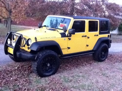 2008 jeep wrangler unlimited rubicon sport utility 4-door 3.8l