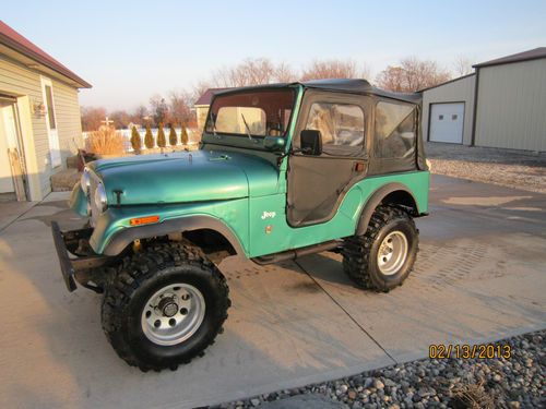 1971 jeep cj5  rare dauntless v6 225 all metal body, lift, super swapper boggers