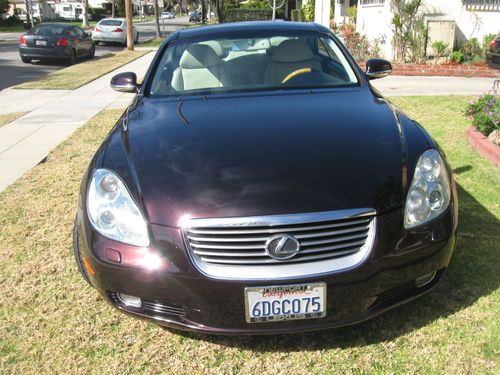 2002 lexus sc430 base convertible 2-door 4.3l