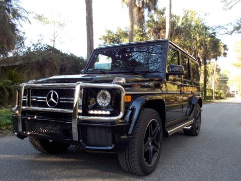 2013 mercedes benz g63amg-black w/ designo black leather &amp; burl walnut wood trim