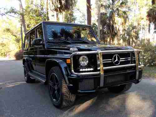 2013 MERCEDES BENZ G63AMG-BLACK W/ DESIGNO BLACK LEATHER & BURL WALNUT WOOD TRIM, US $145,500.00, image 2