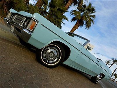 1970 mercury monterey convertible factory 429 v8 california car no reserve!