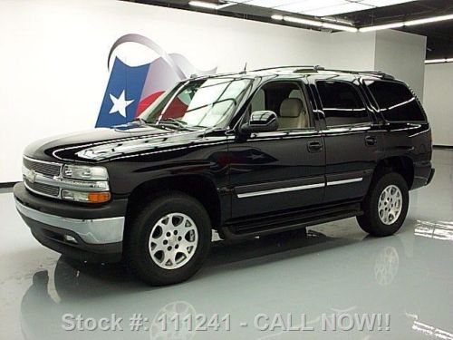 2005 chevy tahoe lt autoride leather sunroof dvd 24k mi texas direct auto