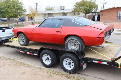 1971 Chevrolet Camaro Sport Coupe Project NO RESERVE AUCTION (last bid wins it), image 13