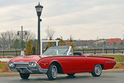Sell new 1962 Ford Thunderbird M-Code Sports Roadster: Rare Factory Tri ...