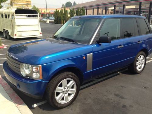 Land rover range rover hse