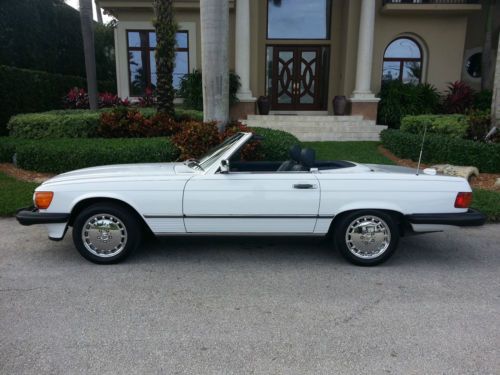 1988 mercedes 560sl 49k miles original owner original paint classy car florida.