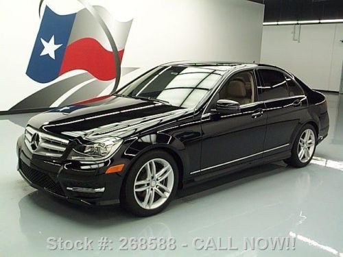 2013 mercedes-benz c250 sport turbo auto sunroof 11k mi texas direct auto