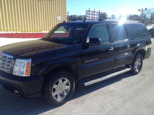 Nice 2005 cadillac escalade esv awd dvd navigation sports utility vehicle!