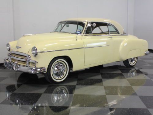 327ci, 700r4 trans, bucket seats, vintage air, very clean 1950 bel air