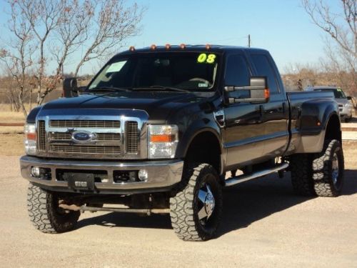 2008 ford f-350 lariat dually 4x4, 6.4l powerstroke, 6&#034;lift, 35&#034;x17&#034; tires