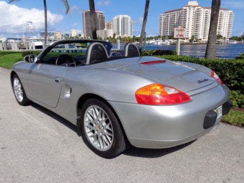 Florida 1-owner 99 boxster 24,682 real miles clean carfax convertible no reserve