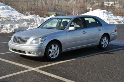 2004 lexus ls430 sedan 4-door 4.3l no reserve navigation one owner clean carfax