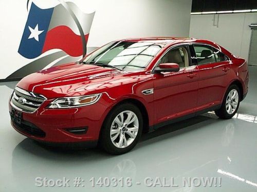 2010 ford taurus sel htd leather sync paddle shift 17k texas direct auto