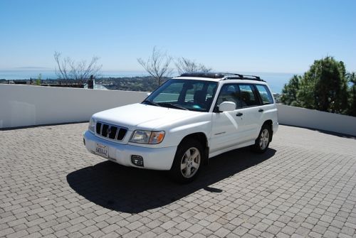 2002 subaru forester s 4x4 leather loaded moon roof no reserve