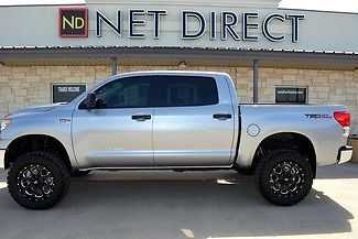 4x4 crew cab lift new 20&#034; wheels 35&#034; tires 5.7l v8 carfax net direct auto texas